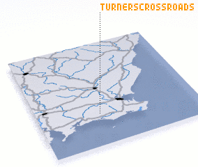 3d view of Turnerʼs Cross Roads