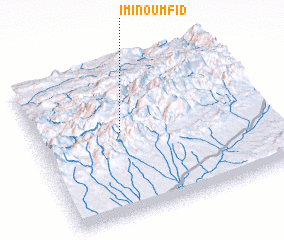 3d view of Imi nʼOumfid