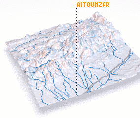 3d view of Aït Oumzar