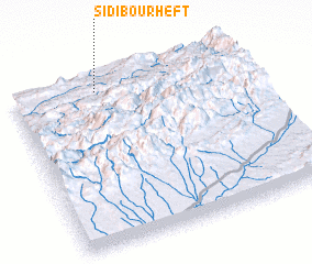 3d view of Sidi Bourheft