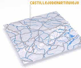 3d view of Castillejo de Martín Viejo