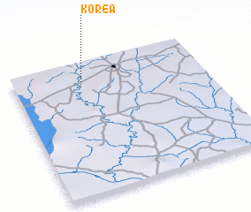3d view of Koréa