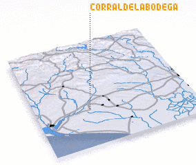 3d view of Corral de la Bodega