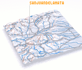 3d view of San Juan de la Mata