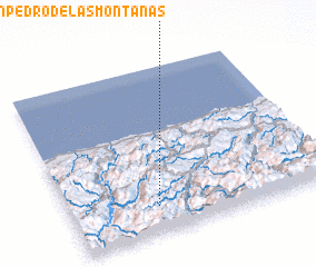 3d view of San Pedro de las Montañas