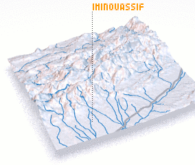 3d view of Imi nʼOu Assif