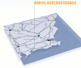 3d view of Borsiloge Cross Roads