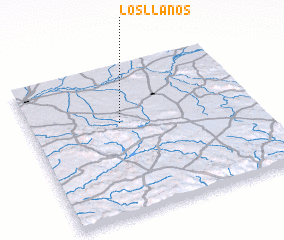 3d view of Los Llanos