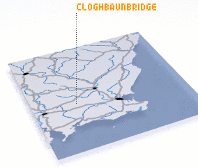 3d view of Cloghbaun Bridge