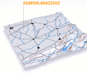 3d view of Ksar Oulad Azzouz