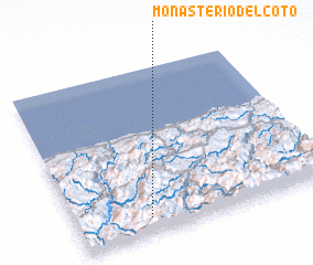 3d view of Monasterio del Coto