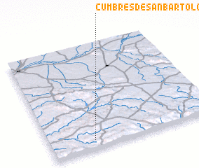 3d view of Cumbres de San Bartolomé