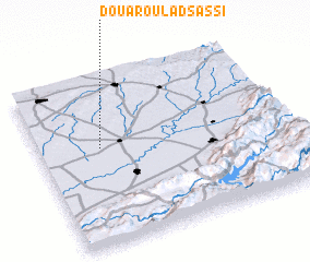 3d view of Douar Oulad Sassi
