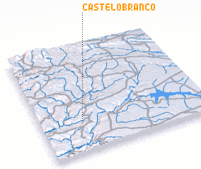 3d view of Castelo Branco