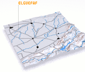 3d view of El Guefaf