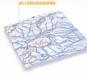 3d view of Villares de Arriba