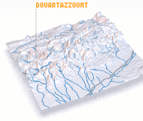 3d view of Douar Tazzoumt