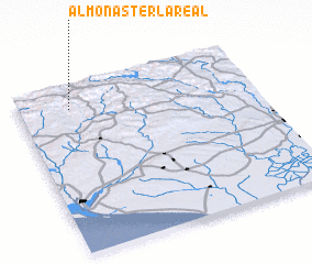 3d view of Almonaster la Real