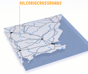 3d view of Kilcrrig Cross Roads