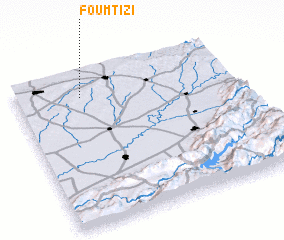 3d view of Foum Tizi