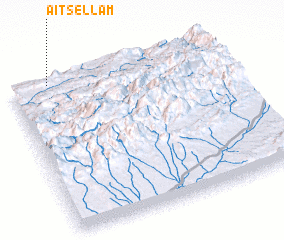 3d view of Aït Sellam