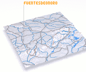 3d view of Fuentes de Oñoro