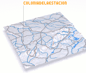 3d view of Colonia de la Estación