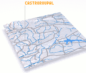 3d view of Castro Roupal