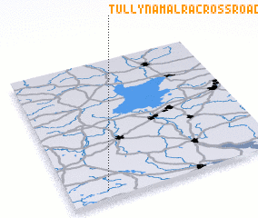 3d view of Tullynamalra Cross Roads