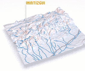 3d view of Imi nʼTizgui