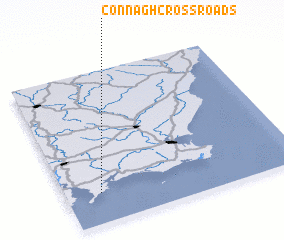 3d view of Connagh Cross Roads