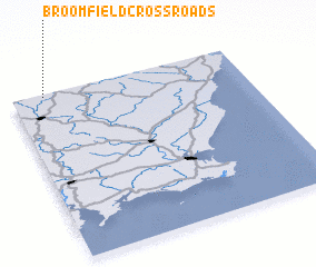 3d view of Broomfield Cross Roads