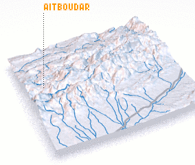 3d view of Aït Boudar