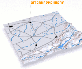 3d view of Aït Abd er Rahmane