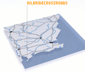 3d view of Kilbride Cross Roads
