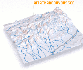 3d view of Aït Atmane Ou Youssef