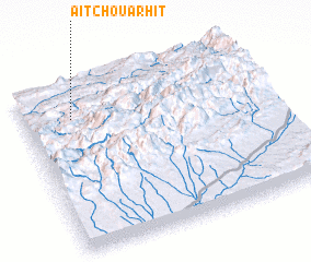 3d view of Aït Chouarhit