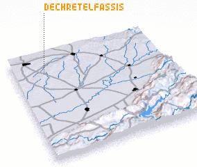 3d view of Dechret el Fassis