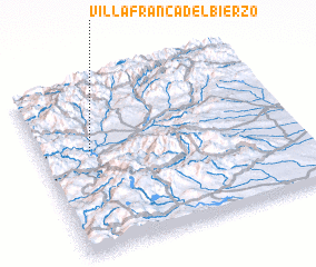 3d view of Villafranca del Bierzo