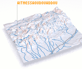 3d view of Aït Messaoud Ou Addou