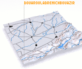 3d view of Douar Oulad Remich Bou Azir