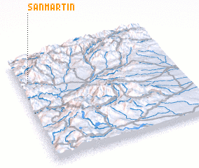 3d view of San Martín