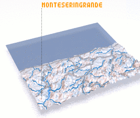 3d view of Monteserín Grande