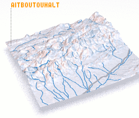 3d view of Aït Bou Touhalt