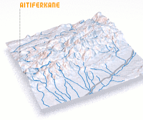 3d view of Aït Iferkane