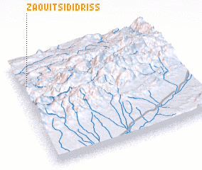 3d view of Zaouit Sidi Driss