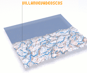 3d view of Villanueva de Oscos