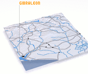 3d view of Gibraleón