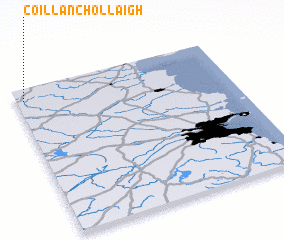 3d view of Coill an Chollaigh