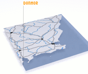 3d view of Dún Mór